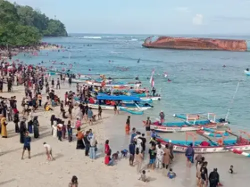 Libur Lebaran di Pangandaran Kembali Dihantui Masalah